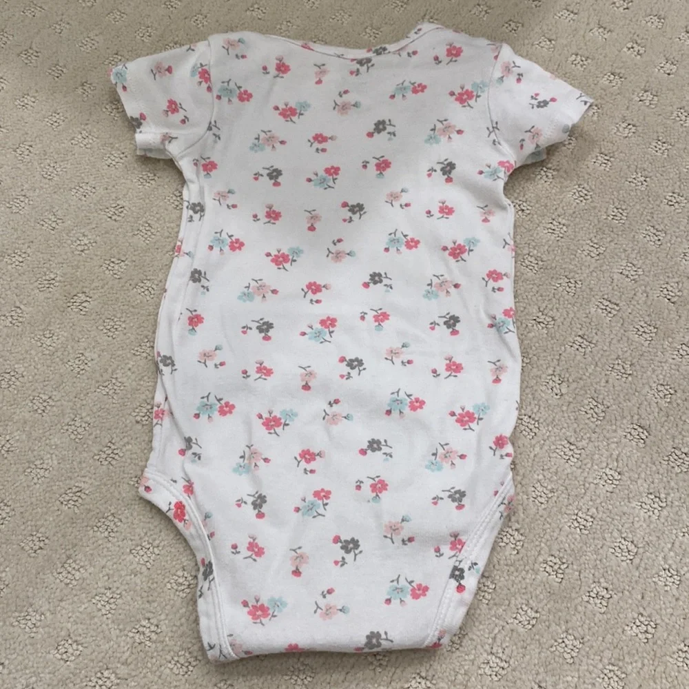Carters baby floral onesie
